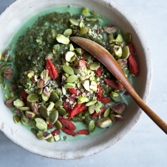 Green Quinoa Porridge