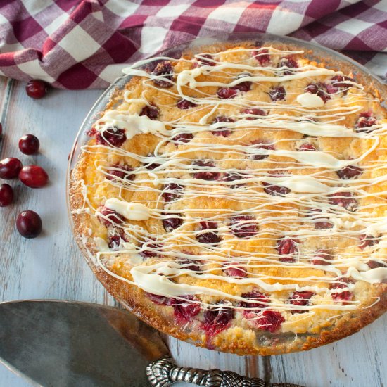 Cranberry Coconut Blender Pie