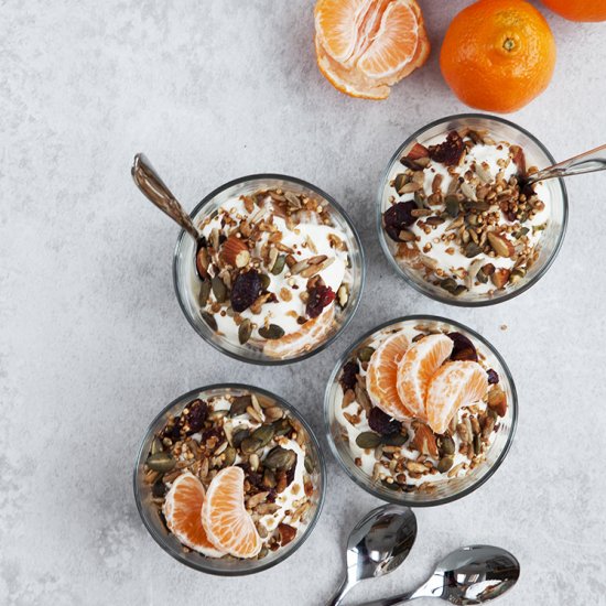 Clementine chia pudding