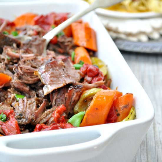 Slow Cooker Italian Pot Roast