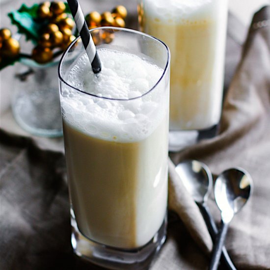 Coconut Milk Eggnog Steamers