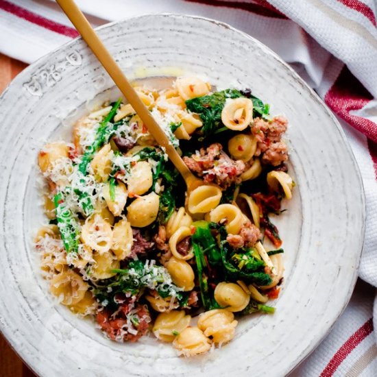 Spicy Orecchiette Pasta