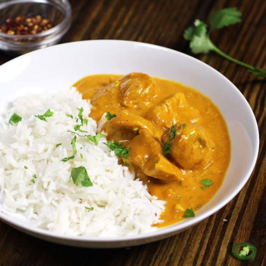 30-minute chicken korma