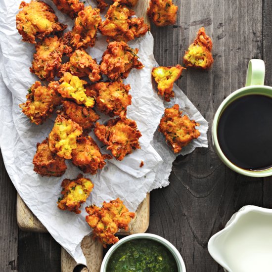 Makai Paneer Pakoda