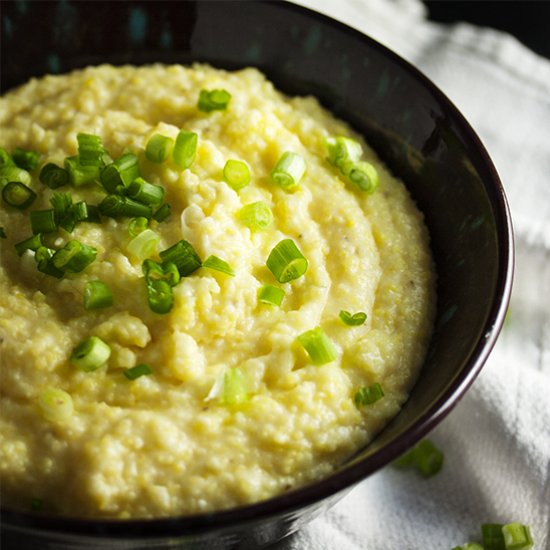 Slow Cooker Creamy Polenta