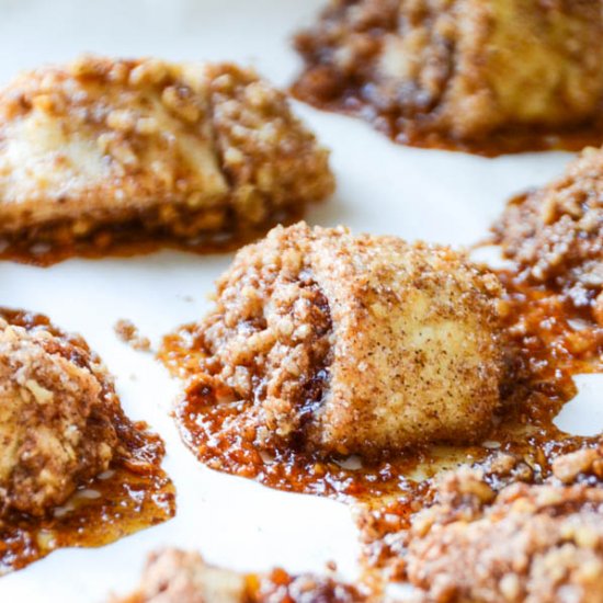 Apricot and Strawberry Rugelach