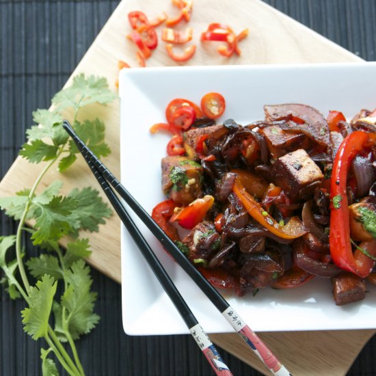 Chili Paneer Stir Fry