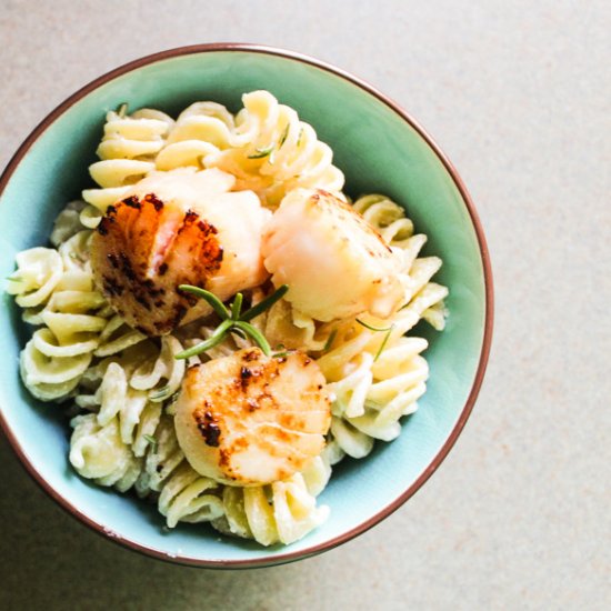 Pasta in a Goat Cheese Sauce