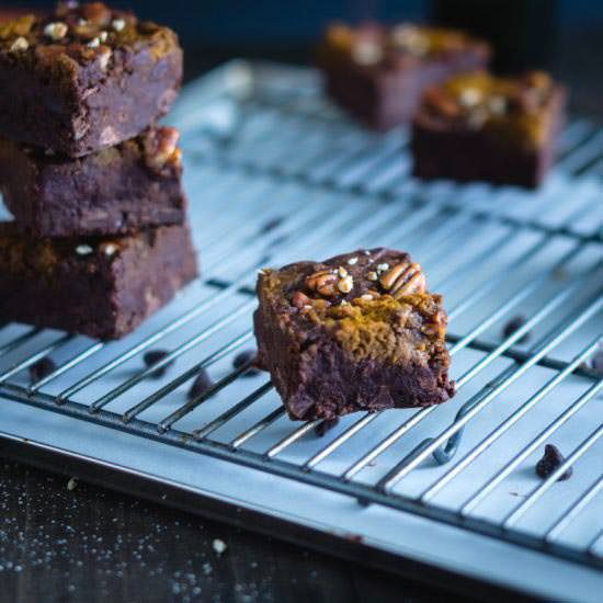 Pumpkin Pie Brownies