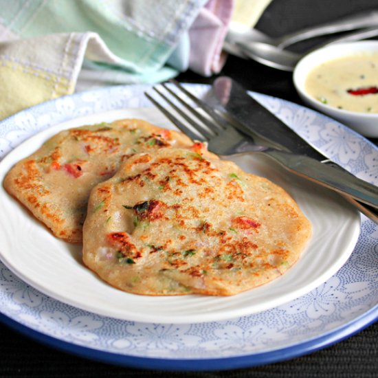 Bread And Vegetable Pancakes