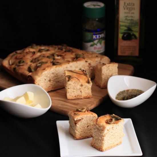 Saffron Focaccia