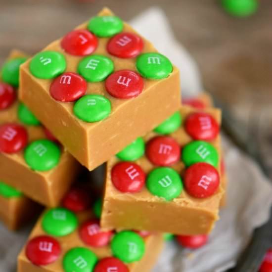 Peanut Butter M&M’s Fudge