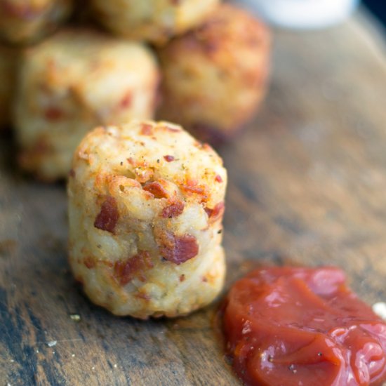 Bacon Blue Cheese Tater Tots