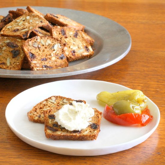 Twice Baked Fruit and Nut Crisps