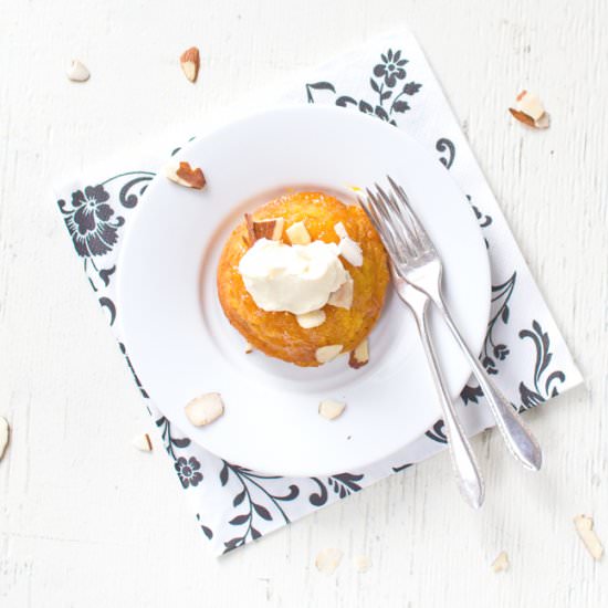 Mini Orange & Almond Bundt Cakes