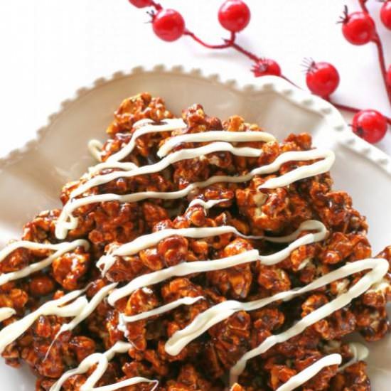 Gingerbread Caramel Popcorn