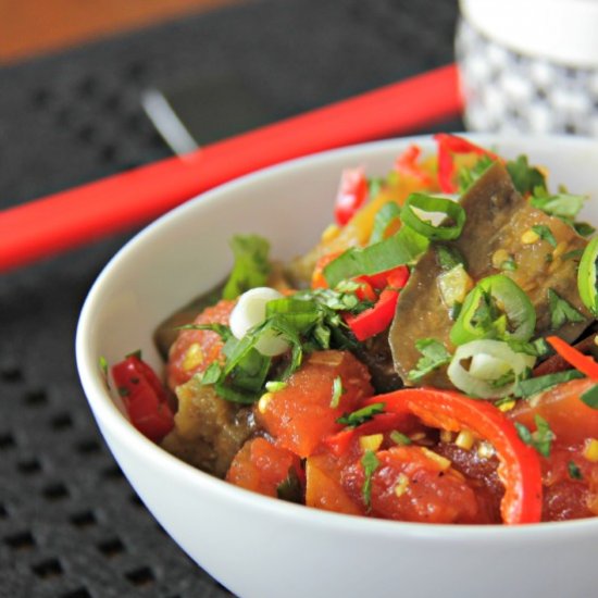 Vietnamese Eggplant Claypot