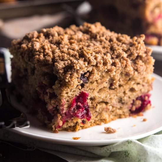 Chocolate Cranberry Coffee Cake