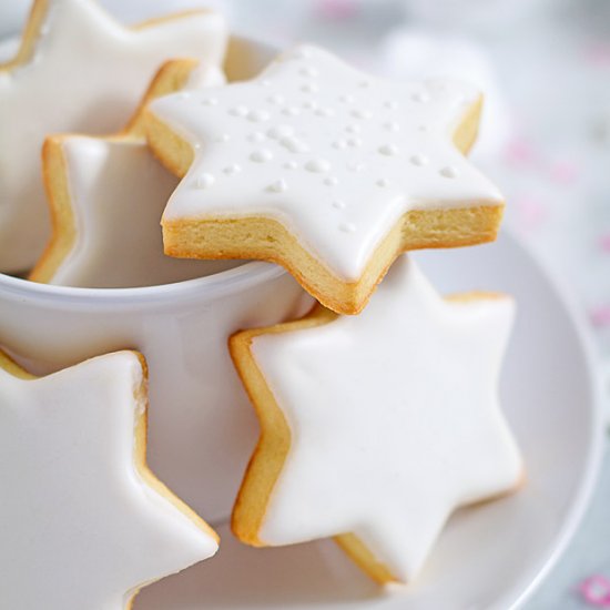 Christmas Star Cut-Out Cookies