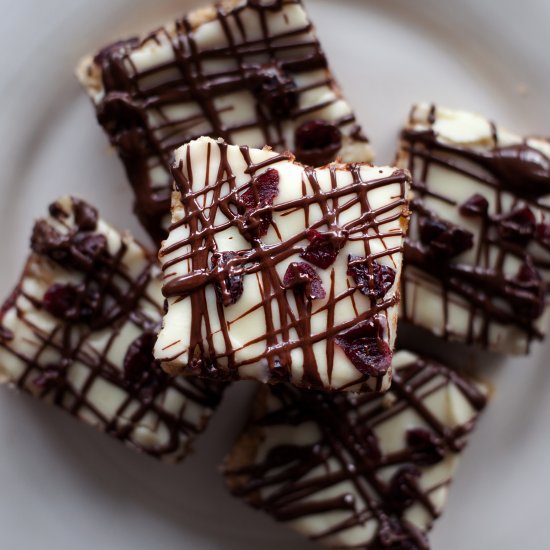 White Chocolate Cranberry Bars