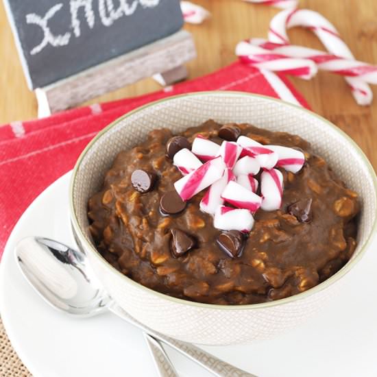 Peppermint Mocha Oatmeal