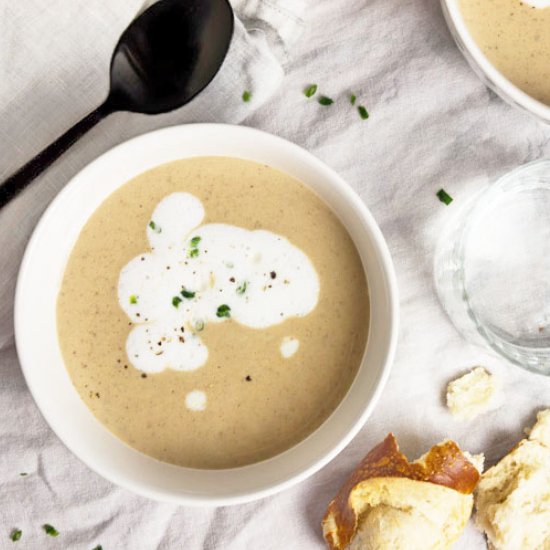 Chestnut Soup with Truffle Froth