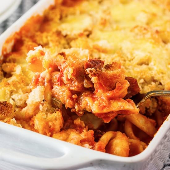 Chorizo Pasta Bake