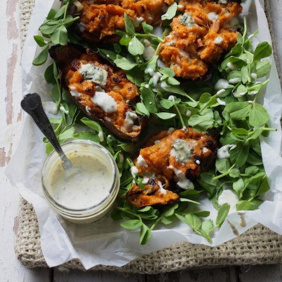 Loaded Sweet Potato Skins