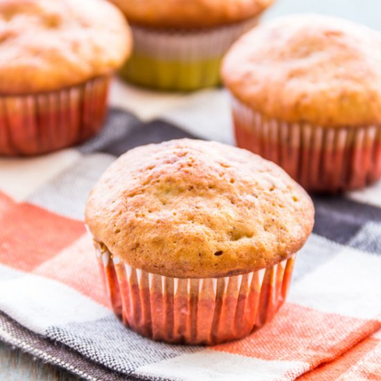 World’s Best Banana Muffins