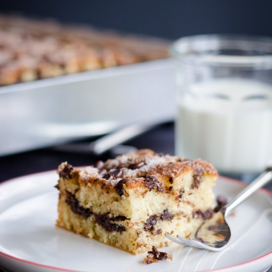 Chocolate Sour Cream Coffee Cake