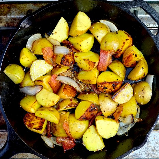 Campfire Fried Potatoes