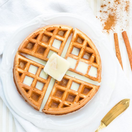 Eggnog Waffles – Gluten Free