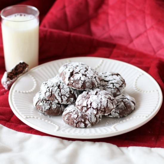 Chocolate Crinkle Cookies