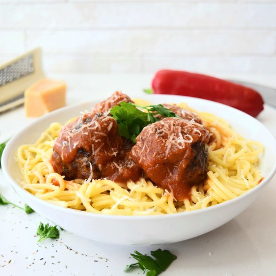 Meatballs in a Spicy Tomato Sauce