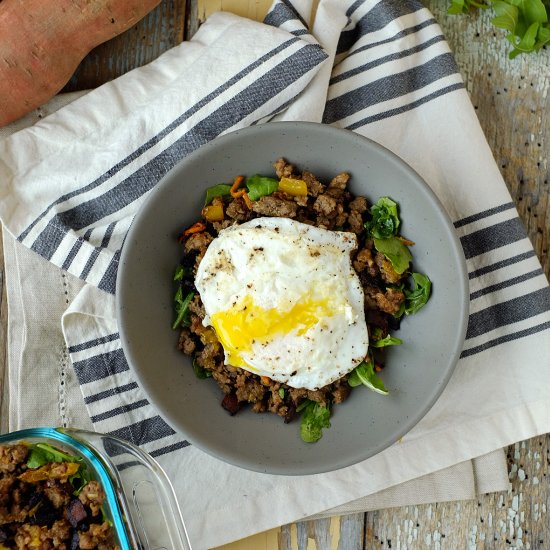 Meat and Sweet Potato Casserole