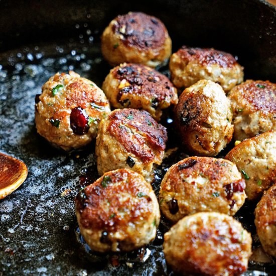 Persian Meatballs & Dried Cherries