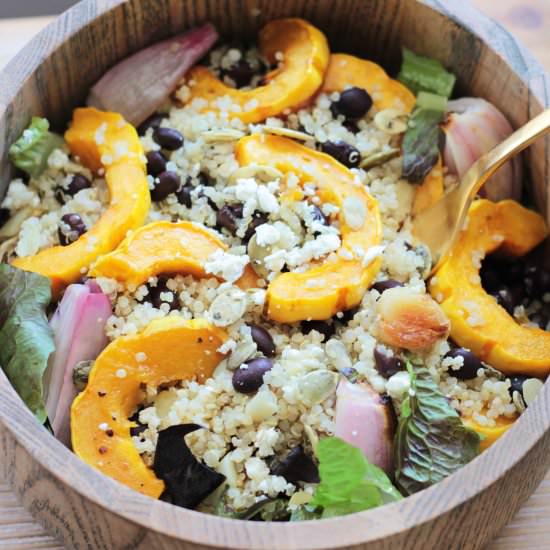 Quinoa, Squash and Black Bean Salad