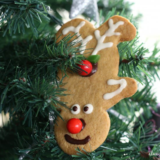 Gingerbread Reindeer Cookies