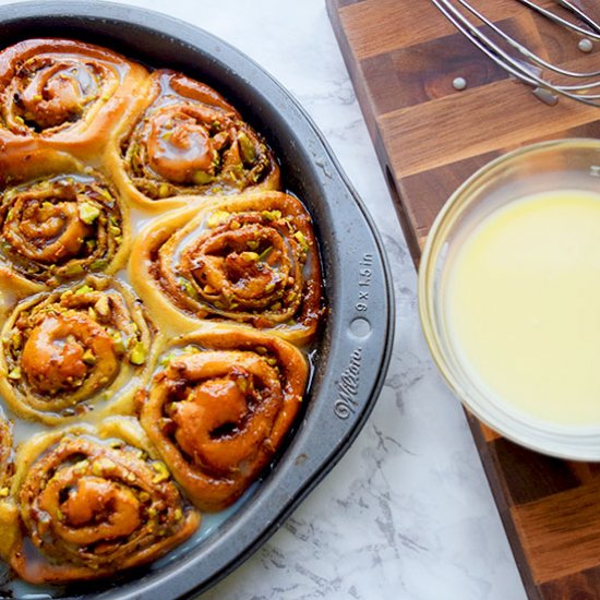 Baklava Cinnamon Rolls