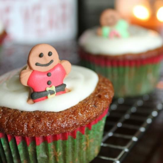 Gingerbread Cupcakes