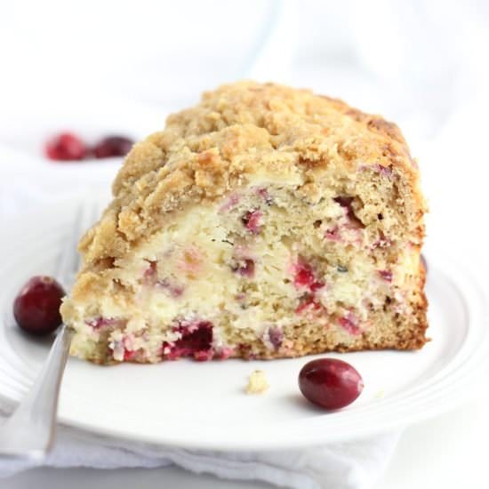 Cranberry Cheesecake Coffee Cake