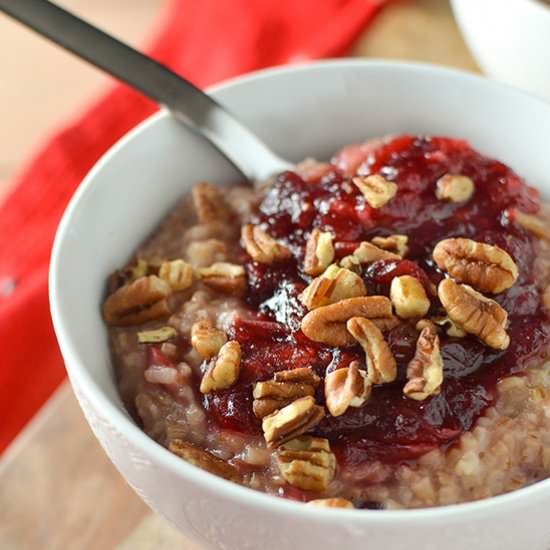 Cranberry Maple Oatmeal