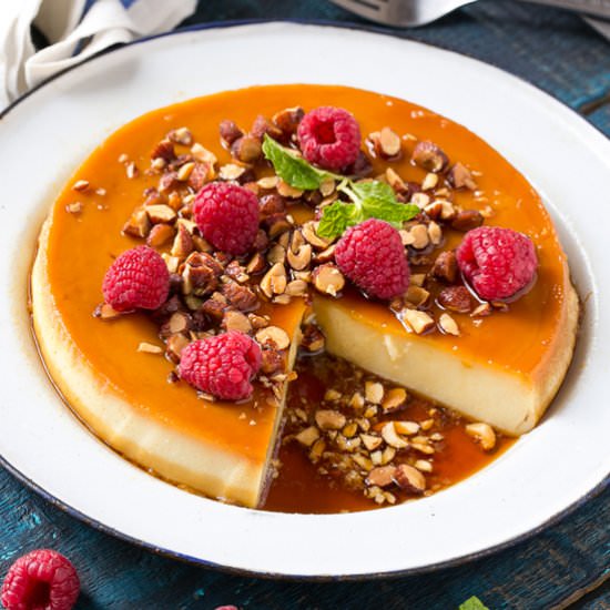 Vanilla Almond Flan