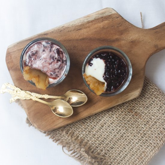 Black Sticky Rice Pudding