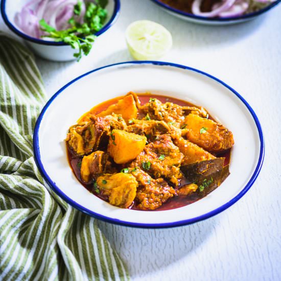 Mutton curry with Turnips