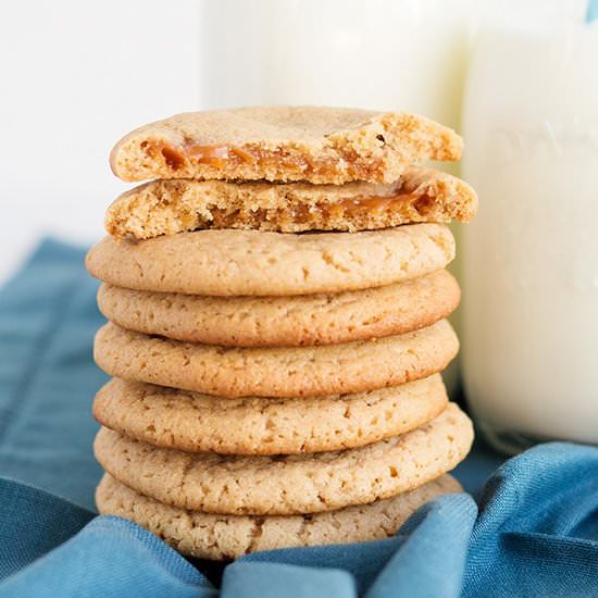 Apple Cider Caramel Cookies