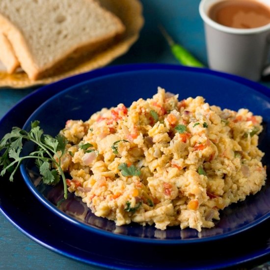 Akuri – Parsi Style Scrambled Eggs