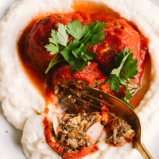 Lentil “Meat” Balls