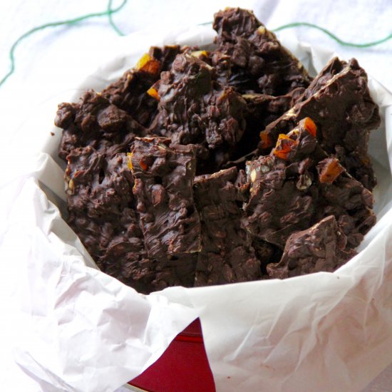 Chocolate Orange Granola Bark