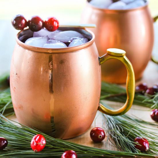 Cranberry Christmas Mule